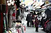 An alley in Namdaemun Market on Sunday. Namdaemun Market has suffered bigger losses than other traditional markets because it heavily depended on tourists. [YONHAP]