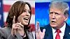 U.S. Vice President Kamala Harris, left, the Democratic presidential candidate, and former U.S. President Donald Trump, right, the Republican presidential candidate, are seen speaking in rallies earlier this year. [AFP/YONHAP]