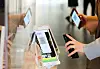 People scan QR codes at the National Museum of Modern and Contemporary Art (MMCA) in Jongno District, central Seoul, on Monday. Starting Monday, vaccine passes are effective for six months, requiring people to get booster shots to enter most businesses, including cafes, gyms and cultural facilities if they got their second shot over six months earlier. [NEWS1]