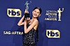 Actor Hoyeon won Outstanding Performance by a Female Actor in a Drama Series at the 28th Screen Actors Guild (SAG) Awards on Sunday. [AFP/YONHAP]