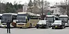 A parking lot in Goyang, Gyeonggi, is packed with funeral cars and coaches on Sunday as Korea weathers the worst wave of the Covid-19 pandemic and a spike in new cases and deaths. [NEWS1]
