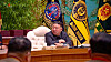 North Korean leader Kim Jong-un presides over a meeting of the ruling Workers' Party's Central Military Commission in footage released by the Korean Central Television (KCTV) on Tuesday. Visible behind Kim is the flag for a 'Missile Management Agency,' with a logo featuring a stylized version of the Hwasong-17 intercontinental ballistic missile. [YONHAP]