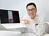 Kim Bum-seop, CEO and Founder of Jobis & Villains, shows a main interface of its 3.3 tax reporting app at its office in Gangnam District, southern Seoul. [PARK SANG-MOON]