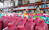 Inventory is stacked inside a warehouse in Goyang, Gyeonggi, in June. [NEWS1]