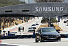 The entrance to the headquarters of Samsung Electronics in Suwon, Gyeonggi, which was raided by prosecutors on Monday. [YONHAP]