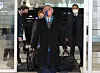 Harry Harris, outgoing U.S. Ambassador to Korea, arrives at Incheon International Airport to take a flight back to the United States on Thursday. [NEWS1]