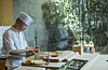 Sushi master Ahn Hyo-ju makes sushi at the main branch of his sushi restaurant Sushi Hyo located in the Cheongdam-dong neighborhood of southern Seoul. [KIM SEONG-RYONG]