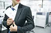 A stock image of an office worker with a resignation letter [GETTY IMAGES]