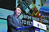 President Yoon Suk Yeol gives an Englishlanguage speech promoting Busan’s 2030 World Expo bid at the 172nd general assembly of the Bureau International des Expositions in Issy-lesMoulineaux, near Paris, Tuesday. [JOINT PRESS CORPS]