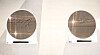 Wafers manufactured with 3-nanometer technology by Samsung Electronics are on display at the company's factory in Pyeongtaek, Gyeonggi, after President Yoon Suk-yeol and U.S. President Joe Biden signed autographs on them. [JOINT PRESS CORPS]
