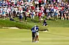 Chun In-gee celebrates with caddie Dean Herden after winning on the 18th green during the final round of the KPMG Women's PGA Championship at Congressional Country Club on Sunday in Bethesda, Maryland. [AFP/YONHAP]