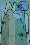 ″Mountain″(1955) by Kim Whanki (1913-1974), is one of the artworks to be put for sale at K Auction on Jan. 27. [K AUCTION]