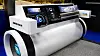 Samsung Display’s booth at CES 2024, which showcases automotive display solutions including the new Flex Note Extendable. [SAMSUNG DISPLAY]