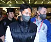 Jeong Woo-yeong arrives in Qatar from Germany to join the Korean World Cup squad. [YONHAP]