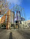 The entrance to the Tottenham Hotspur Stadium store and stadium tour. [JINSIL YU]