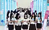 Visitors look around a job fair for high school diploma holders in Suwon, Gyeonggi, on Tuesday. [YONHAP]