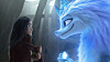 Raya seeks the help of the legendary dragon, Sisu, to help reunite the lands of Kumandra and defeat the Druun, the monsters made up of black and purple clouds that turn people into stone statues. [WALT DISNEY COMPANY KOREA]
