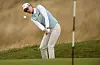 Chun In-gee chips onto the 7th green during her final round on day four of the 2022 Women's British Open Golf Championship in Muirfield, Scotland on Sunday. [AFP/YONHAP]