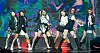 New girl group TRI.BE performing at its online debut showcase on Wednesday. [ILGAN SPORTS]