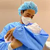 Actor Shin Hyun-joon with his newborn daughter [INSTAGRAM]