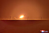 North Korea launches a “strategic” cruise missile toward the Yellow Sea on Saturday, as seen in a photo released by its official Korean Central News Agency (KCNA) on Sunday, which claimed Pyongyang successfully conducted a drill for a ″simulated tactical nuclear attack.” [YONHAP]