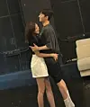 Jeong's Instagram story posted on July 25 showing her two hands on a fellow male actor's buttocks. [SCREEN CAPTURE]