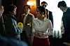 Jeon Jong-seo portrays a girl who tricks Jin's character into entering the secluded motel room in 'Bargain.' After the earthquake, she manipulates him and another man, portrayed by Chang Ryul, through series of lies, to get what she wants. [TVING]