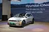 Hyundai Motor Group’s all-electric Ioniq 5 SUV is introduced to the Indian auto market through “Auto Expo – The Motor Show 2023” in New Delhi, India, on Wednesday. [YONHAP]