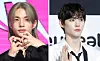 Boy band Stray Kids' Hyunjin, left, and Riize's Eunseok [NEWS1]