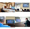Leaders of member states of the European Union participate in a video conference on April 23. [REUTERS/YONHAP]