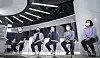 Managers at SK Telecom sit down for a press conference on Wednesday introducing the company's new subscription business ″T Universe.″ [SK TELECOM]
