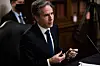 Antony Blinken, who was sworn in as the new U.S. secretary of state on Tuesday, testifies at his confirmation hearing before the Senate Foreign Relations Committee in Washington on Jan. 19. [AFP/YONHAP]