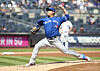Toronto Blue Jays pitcher Ryu Hyun-jin pitches in the first inning against the New York Yankees at Yankee Stadium in New York on Monday. [USA TODAY/YONHAP]