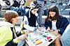 International students at Yonsei partake in the 28th Annual National Korean Language Writing Contest for Foreign Nationals in 2018, a yearly contest hosted by Yonsei University’s Institute of Language Research and Education to promote the Korean language for Hangul Day, which falls on Oct. 9. [YONSEI UNIVERSITY]