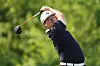 Im Sung-jae plays his shot from the fourth tee during the second round of the 2023 PGA Championship at Oak Hill Country Club in Rochester, New York on May 19. [AFP/YONHAP]