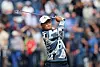Kim Si-woo tees off on the 4th hole during the first round of The Open at Royal Liverpool in Liverpool on July 20. [REUTERS/YONHAP]
