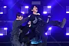 Boy band TNX performs new lead track 'Love or Die' during Wednesday’s showcase for its second EP 'Love Never Dies' at Blue Square in Yongsan District, central Seoul. [P NATION]