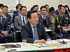 South Korean Ambassador to the United States Cho Hyun-dong attends a parliamentary audit session at the South Korean Embassy in Washington on Thursday. [YONHAP]