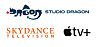 The logos of Studio Dragon, Skydance Television and Apple TV+ [EACH COMPANY]