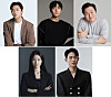 Actors starring in Netflix's upcoming medical drama series “The Trauma Code: Heroes on call.″ From top left, counter-clockwise, actors Ju Ji-hoon, Choo Young-woo, Yoon Kyung-ho, Jung Jae-kwang and Ha Young [EACH COMPANY]