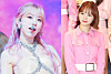 Miyawaki Sakura, left, and Kim Chaewon [ILGAN SPORTS]
