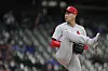 St. Louis Cardinals' Kim Kwang-hyun winds up during the first inning of the team's game against the Milwaukee Brewers on Tuesday in Milwaukee, Wisconsin. [AP/YONHAP]