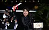 Song poses at the Cannes Film Festival after winning the Best Actor Award for his performance in 'Broker.' [NEWS1]
