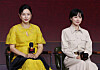 Actors Lee Ha-nee, left, and Bang Hyo-rin attend a press conference for ″Aema″ in western Seoul on Aug. 18. [YONHAP]