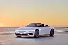 Genesis unveiled the Genesis X Convertible, a high-performance electric vehicle (EV) concept car, on Wednesday. The X Convertible is the luxury brand's third X concept model after the X and the X Speedium Coupe revealed in March 2021 and April. [HYUNDAI MOTOR]