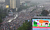 Protesters rally in Gwanghwamun, central Seoul, on Aug. 15, Korea's Liberation Day. The demonstration led to over 600 coronavirus infections, with the number still growing. [YONHAP]