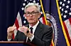 U.S. Federal Reserve Chair Jerome Powell gestures during a press conference following the issuance of the Federal Open Market Committee's statement on interest rate policy in Washington, D.C., U.S., July 30. [REUTERS/YONHAP]