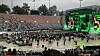 The K-pop concert 'KAMP LA 2022' took place at the Rose Bowl Stadium in Los Angeles on Saturday. The concert lost nearly half of the artists who had been scheduled to perform, due to visa issues. [YONHAP]