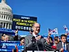 Rep. Brad Sherman speaks during a press conference on the introduction of the ″Peace on the Korean Peninsula Act″ in Washington on Feb. 26. [YONHAP]