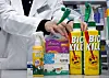 Pesticide and medication for bug bites at a pharmacy in Seoul is pictured. Picture taken on Wednesday. [NEWS1]